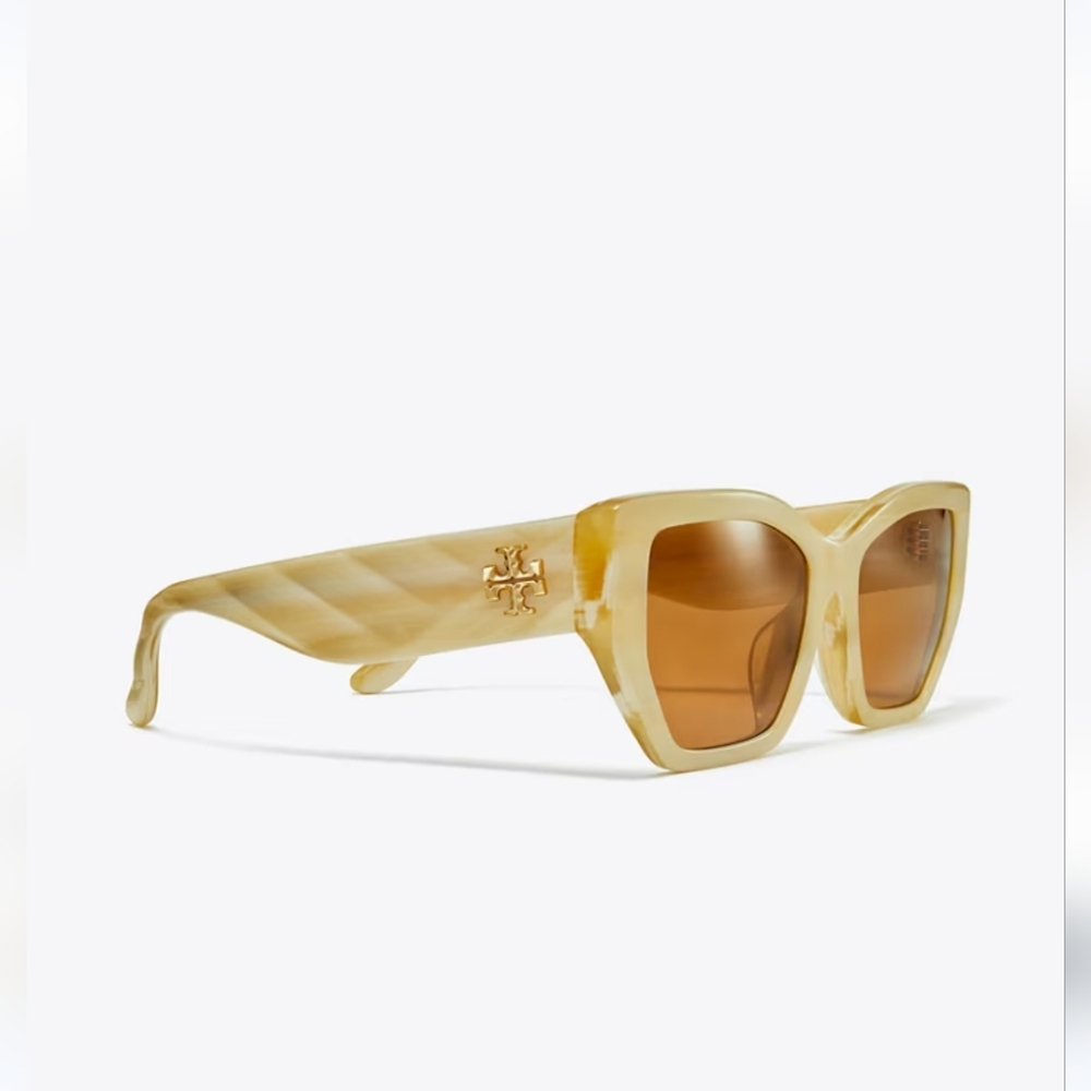 Tory Burch KIRA OVERSIZED GEOMETRIC SUNGLASSES